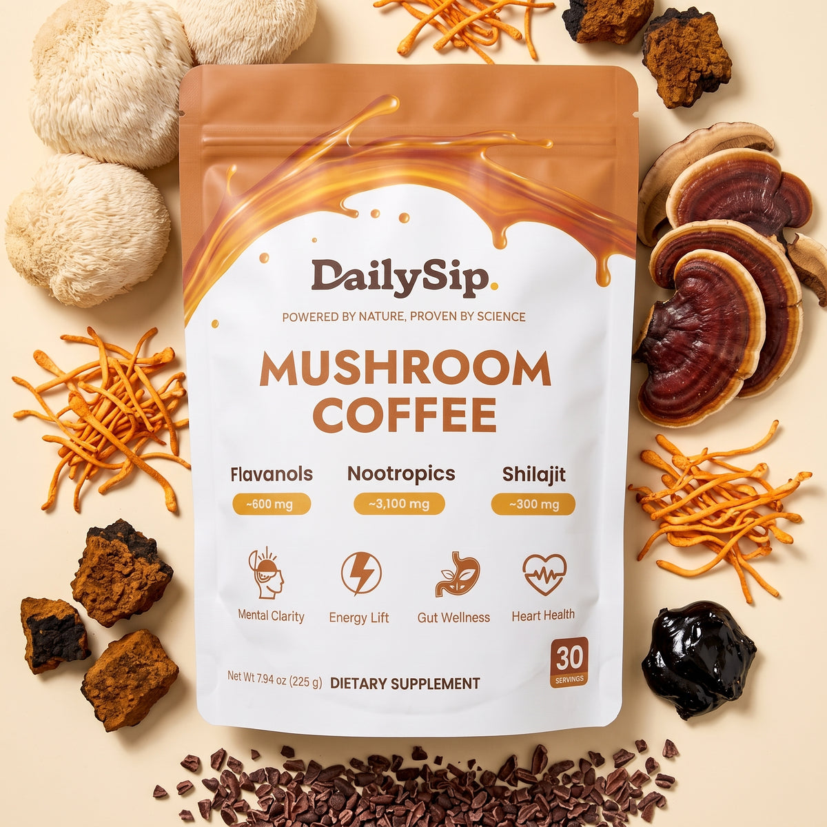 DAILYSIP MUSHROOM COFFEE